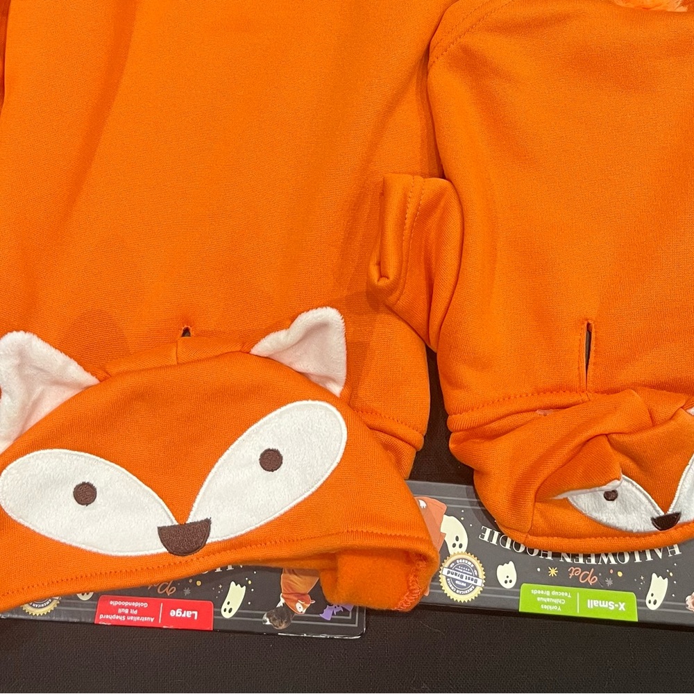 Halloween Hoodies for Dogs Costumes Foxes